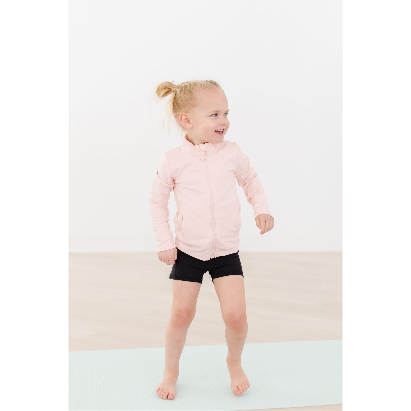 Balanced Black Active Shorty Shorts