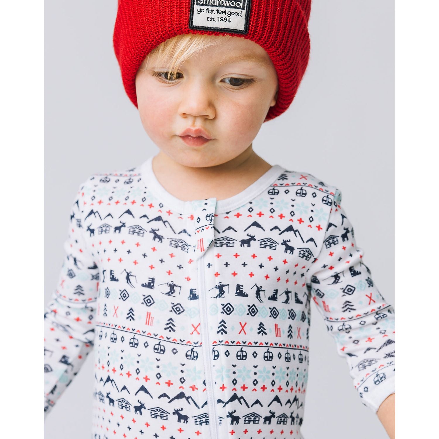 The Organic Zipper Footie [Ski Club]