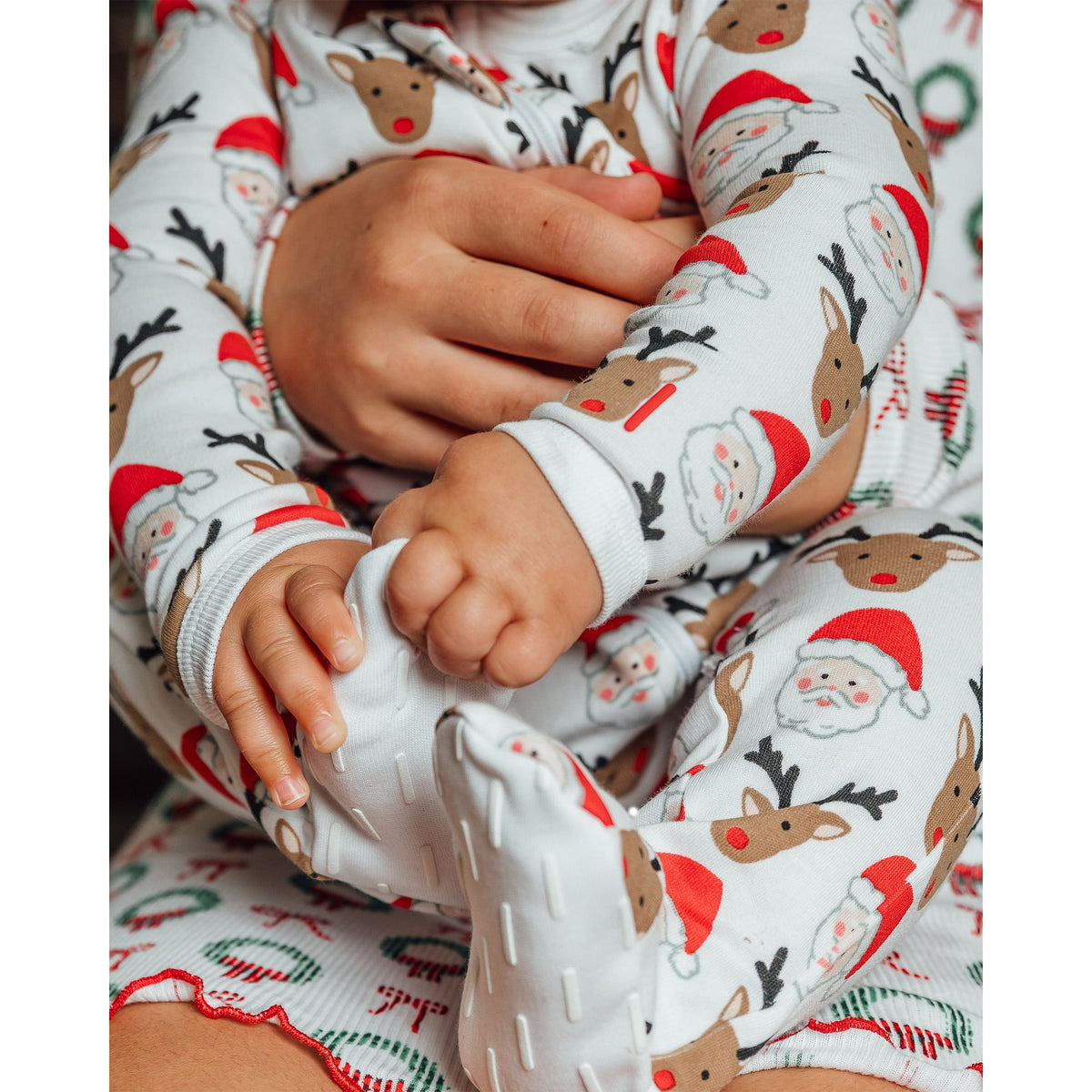 The Organic Zipper Footie [Santas Squad]