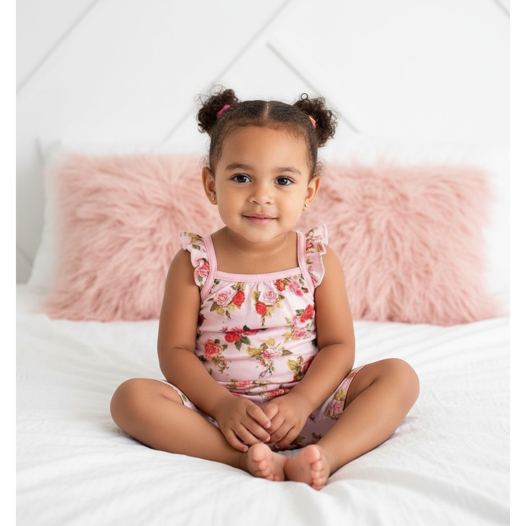 Rosebud Babe Flutter Tank & Shorts