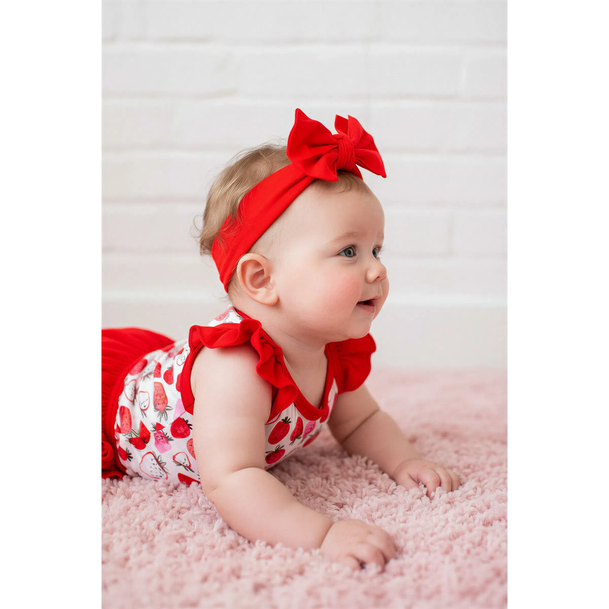 Strawberry Fields Ruffle Bloomer Set