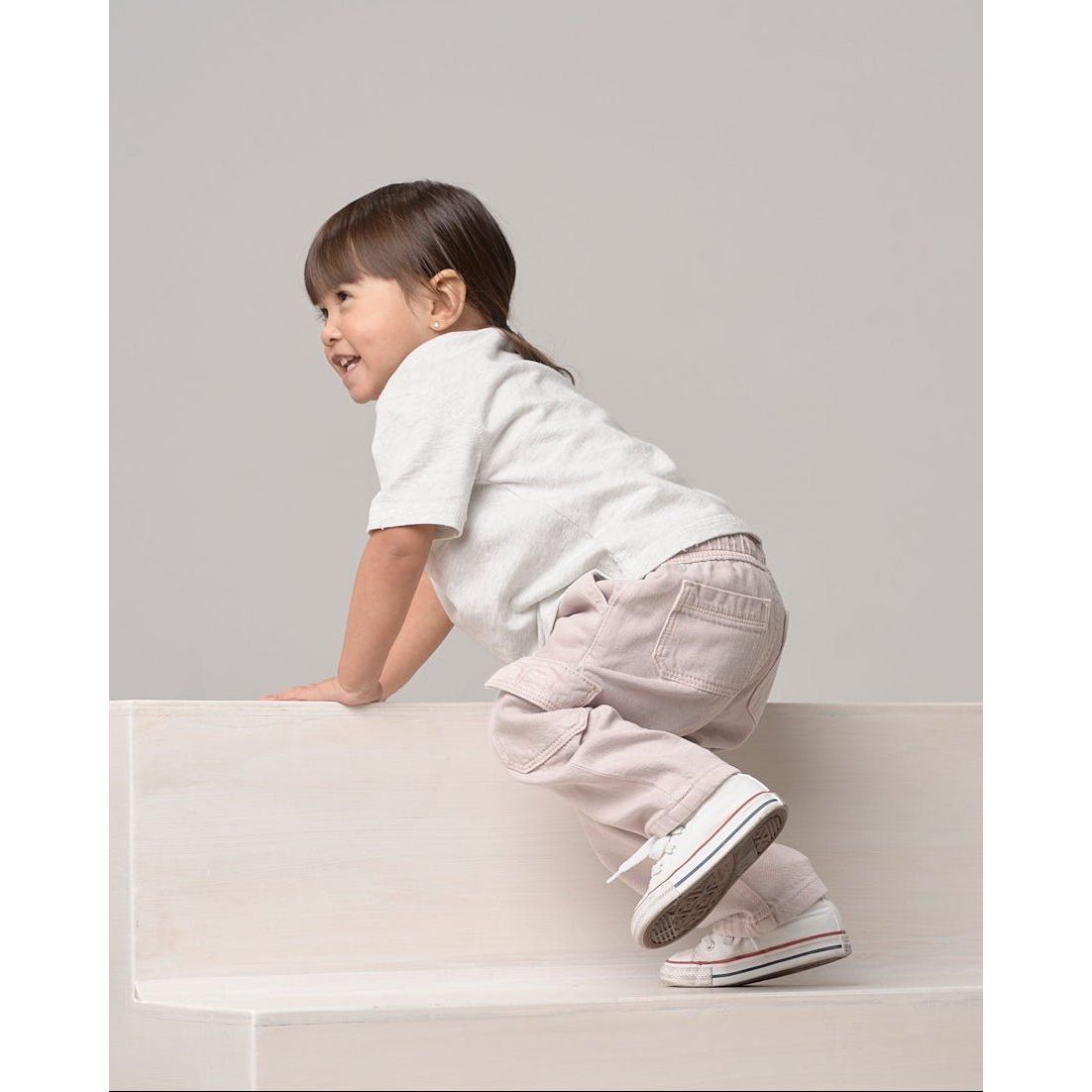 Athletic Boxy Tee - Light Heather Grey