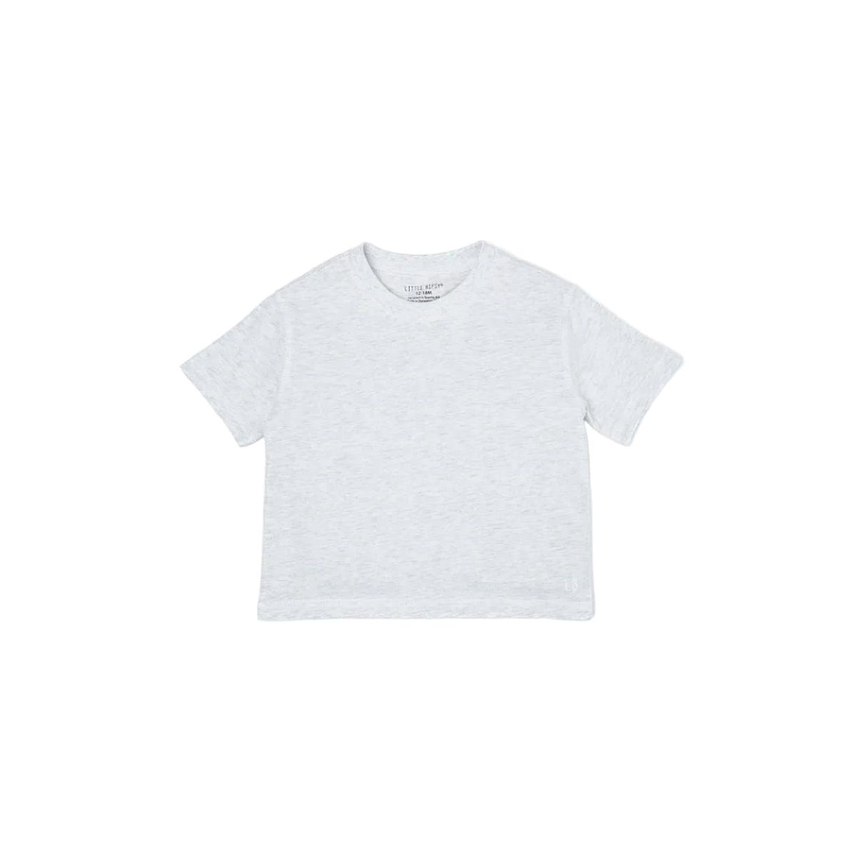 Athletic Boxy Tee - Light Heather Grey