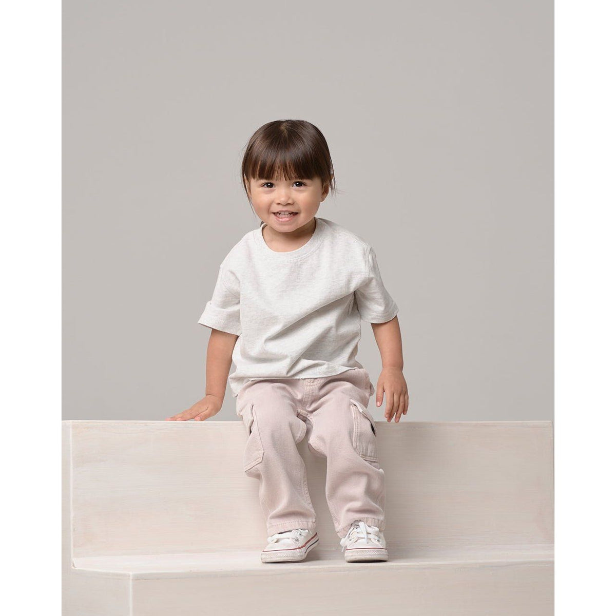 Athletic Boxy Tee - Light Heather Grey