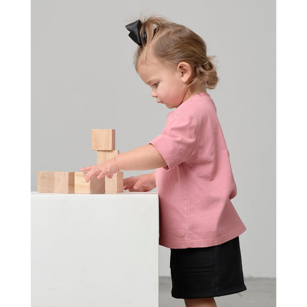 Athletic Boxy Tee - Rose