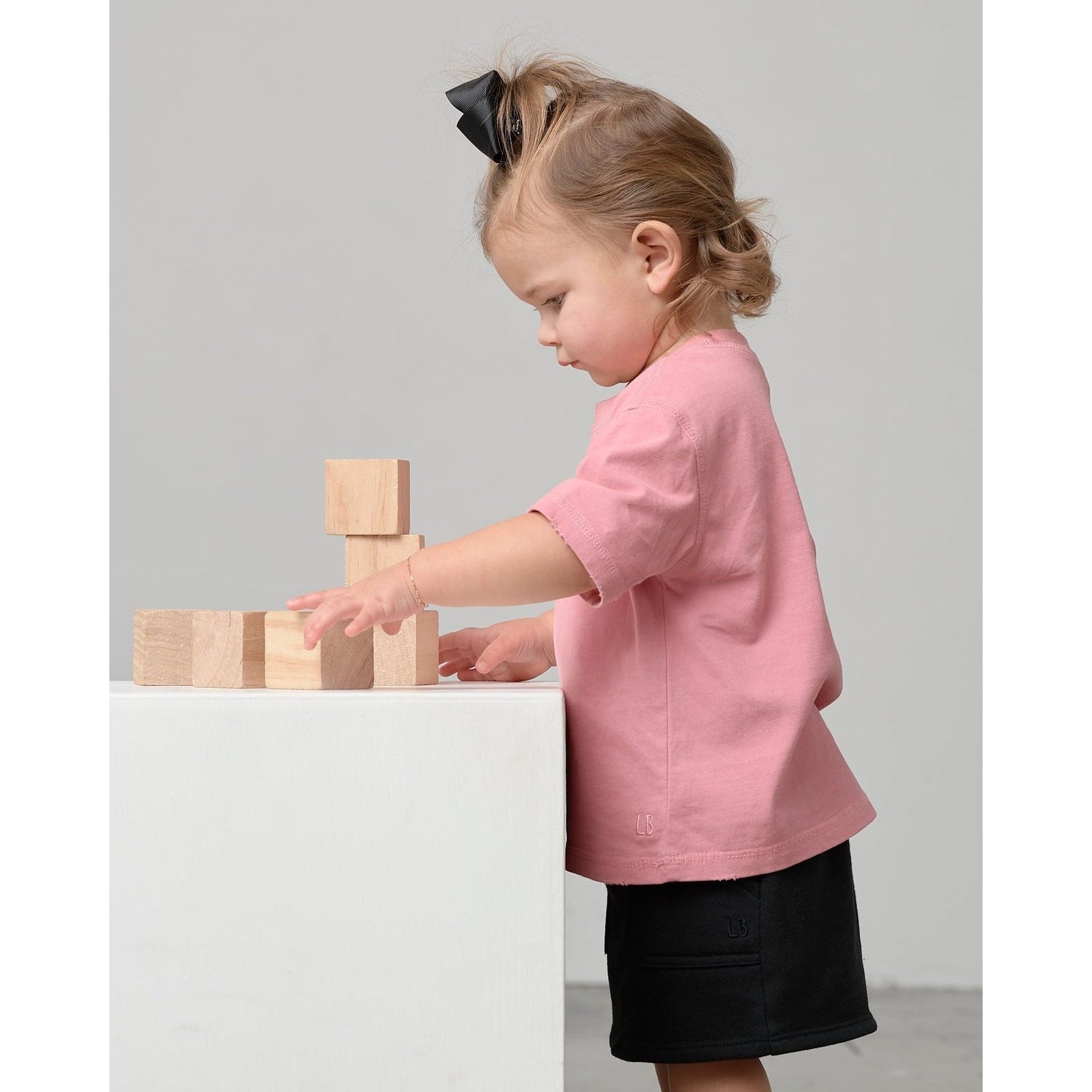 Athletic Boxy Tee - Rose