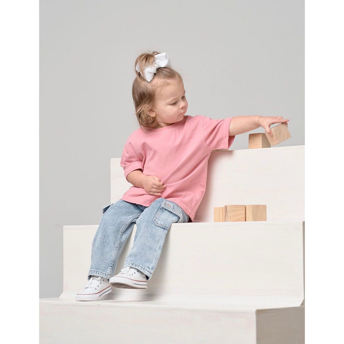 Athletic Boxy Tee - Rose