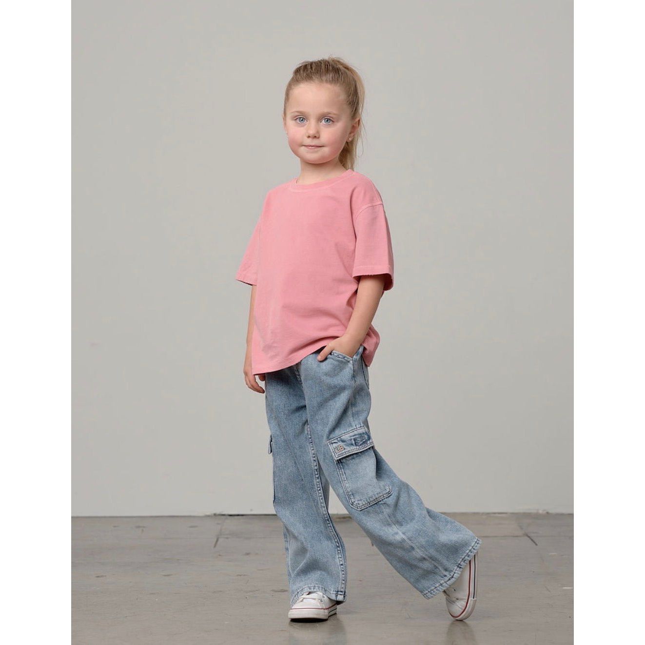 Athletic Boxy Tee - Rose
