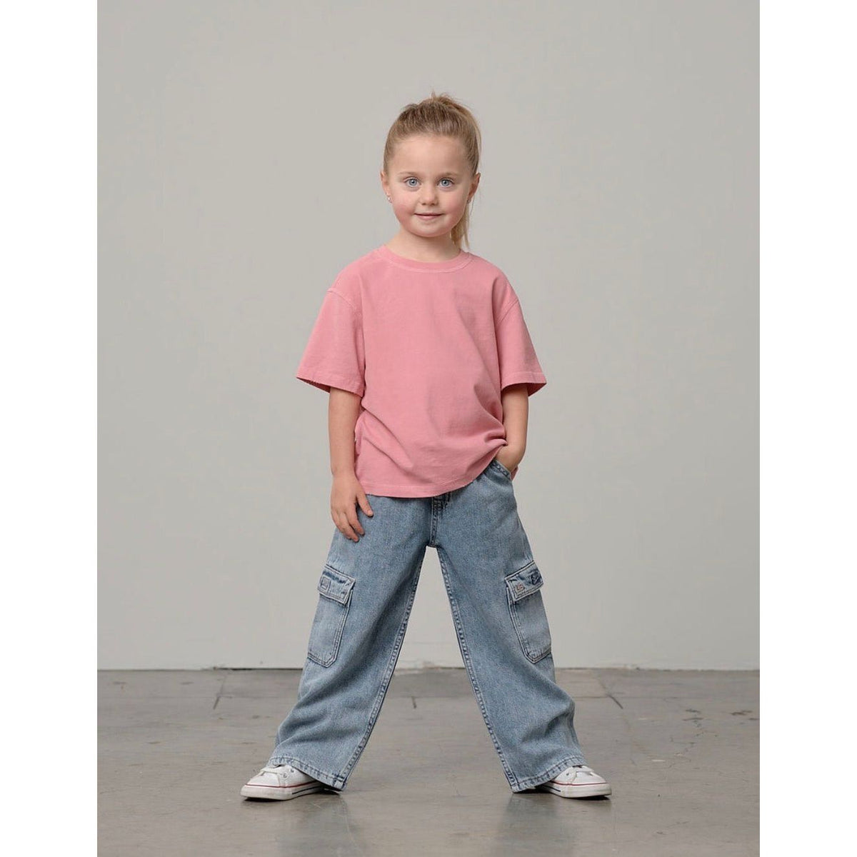 Athletic Boxy Tee - Rose