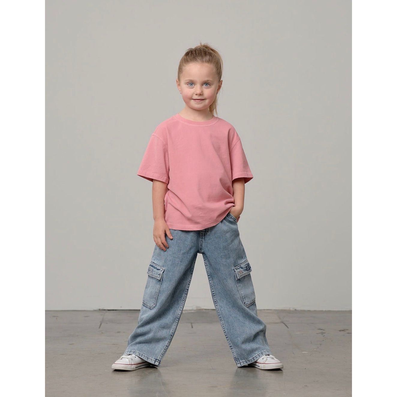Athletic Boxy Tee - Rose