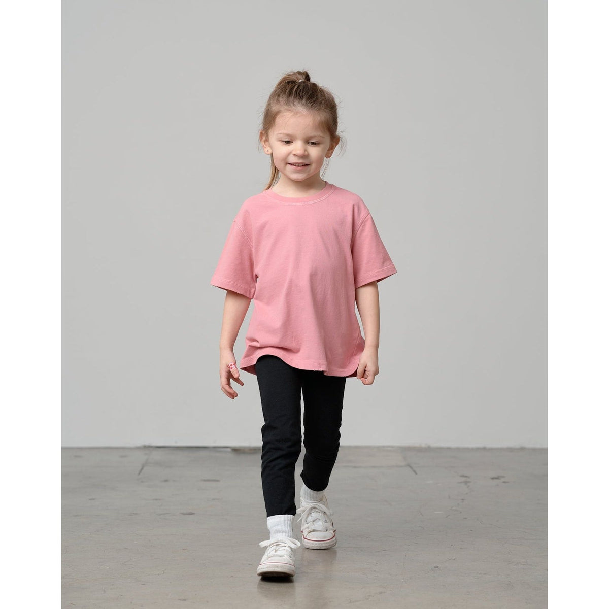 Athletic Boxy Tee - Rose