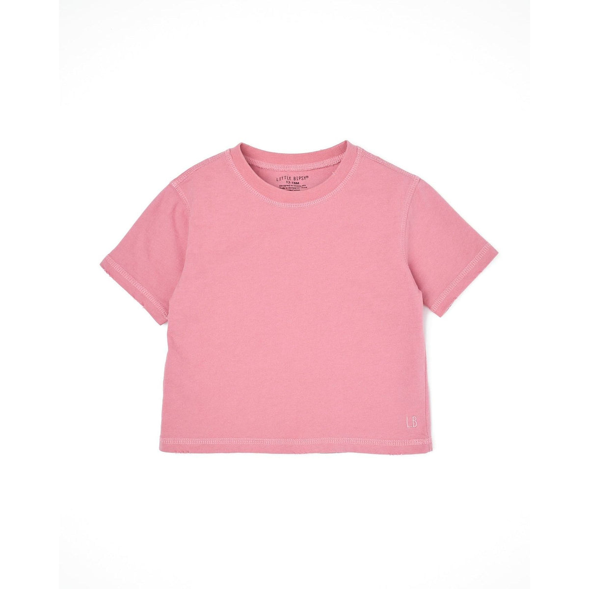 Athletic Boxy Tee - Rose