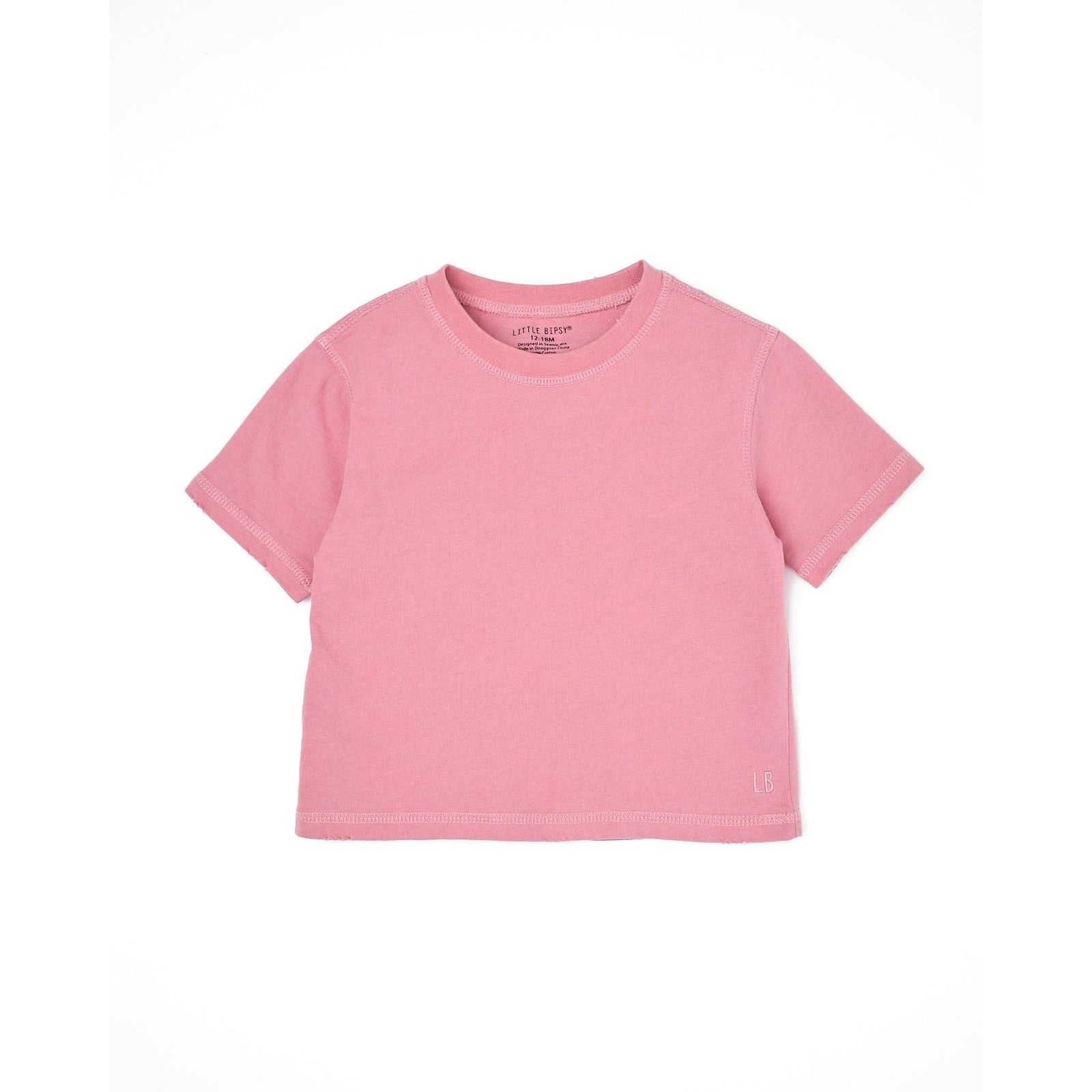 Athletic Boxy Tee - Rose