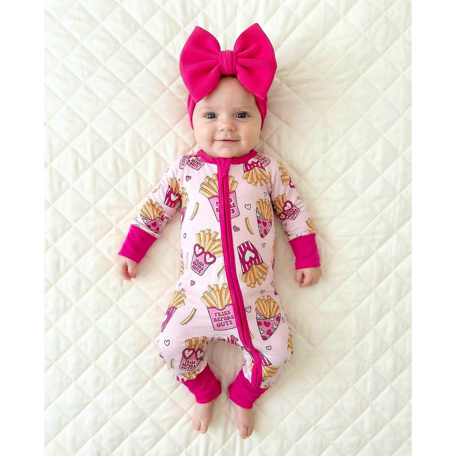 Bamboo Zip Romper | Fries Before Guys