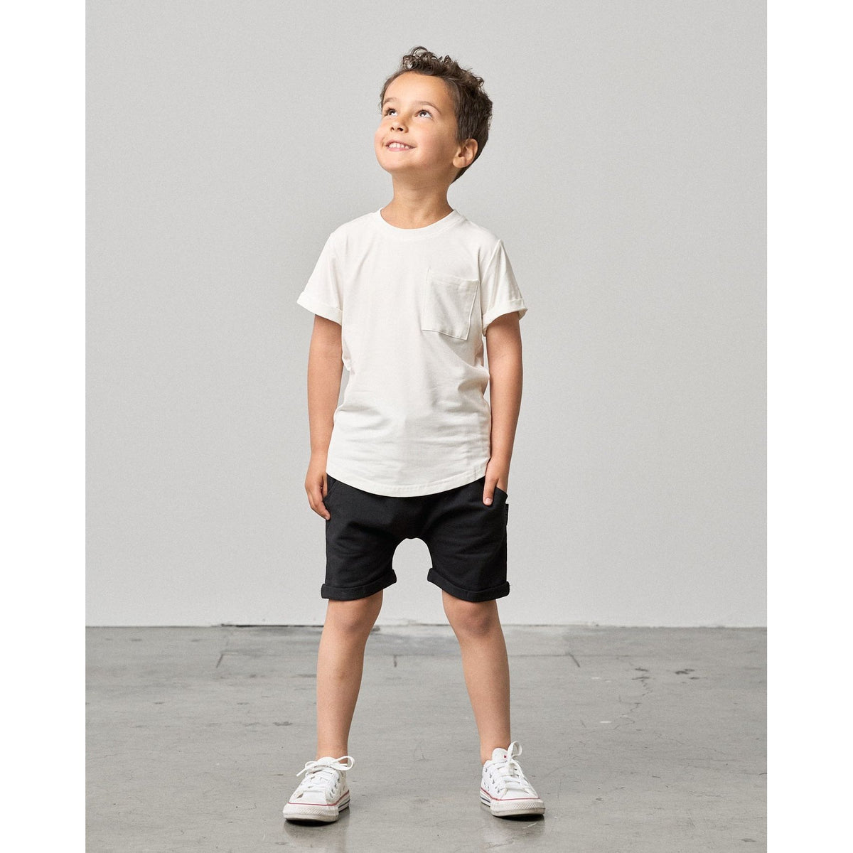 Bamboo Pocket Tee - Off White