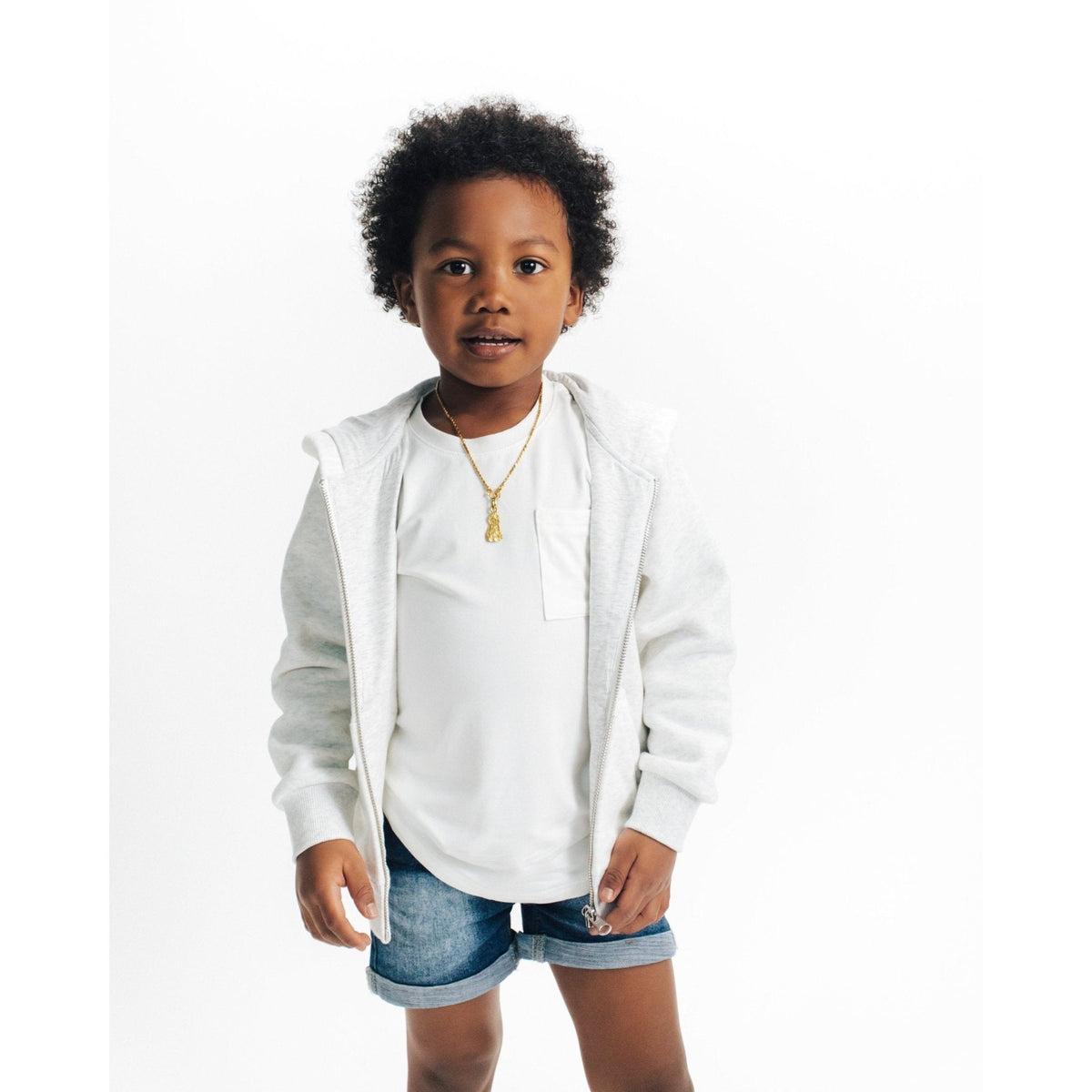 Bamboo Pocket Tee - Off White