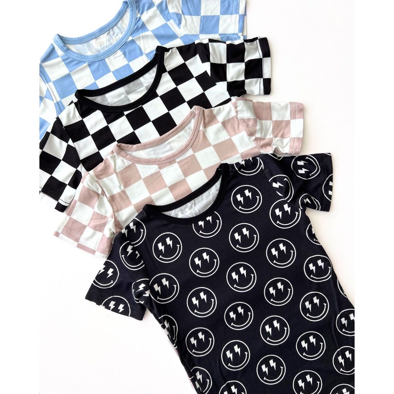Bamboo Two Piece Shorts Set | Electric Smiley
