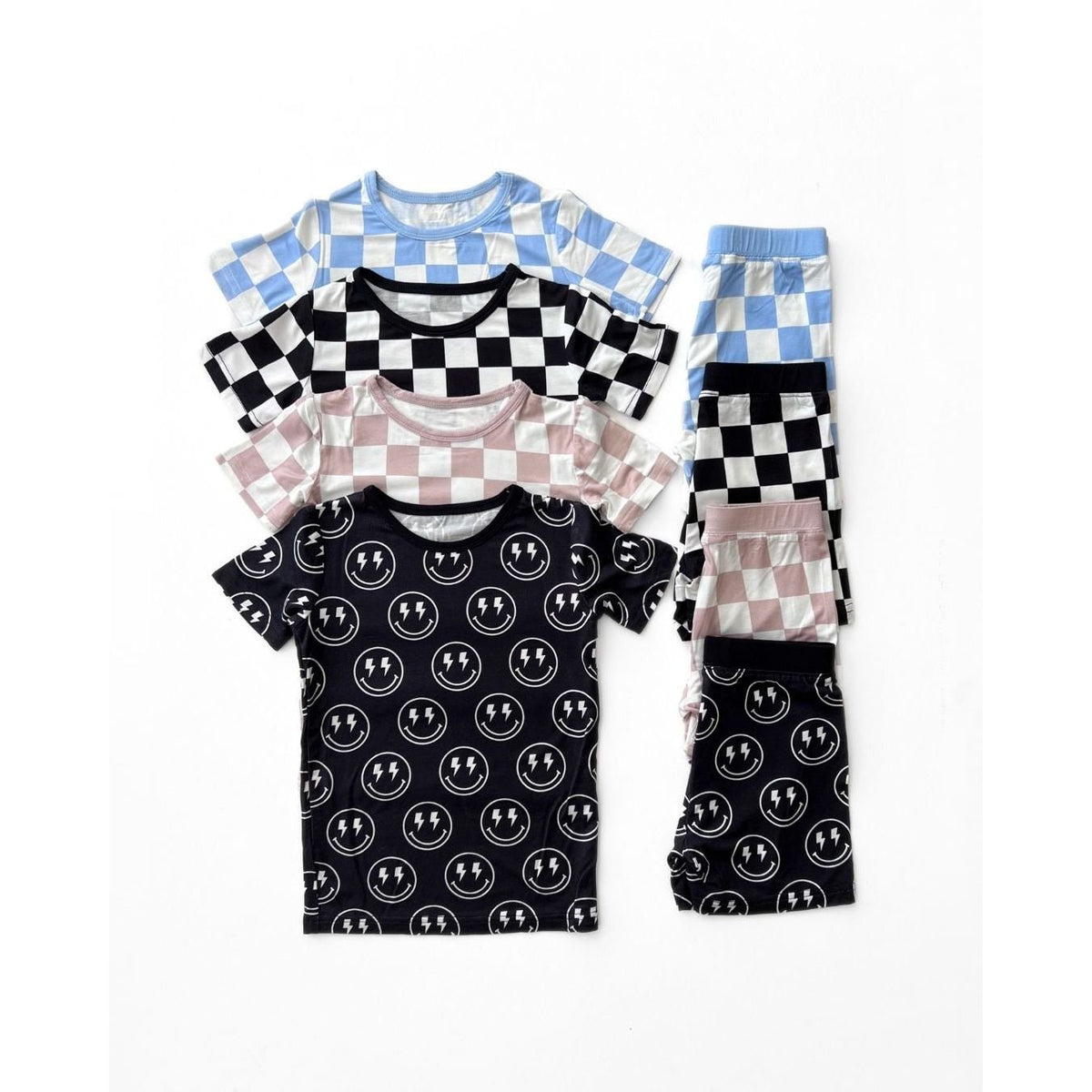 Bamboo Two Piece Shorts Set | Electric Smiley