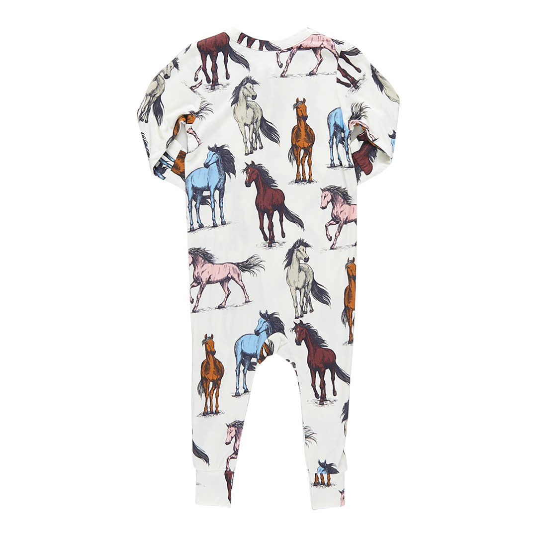 multi horses bamboo pj