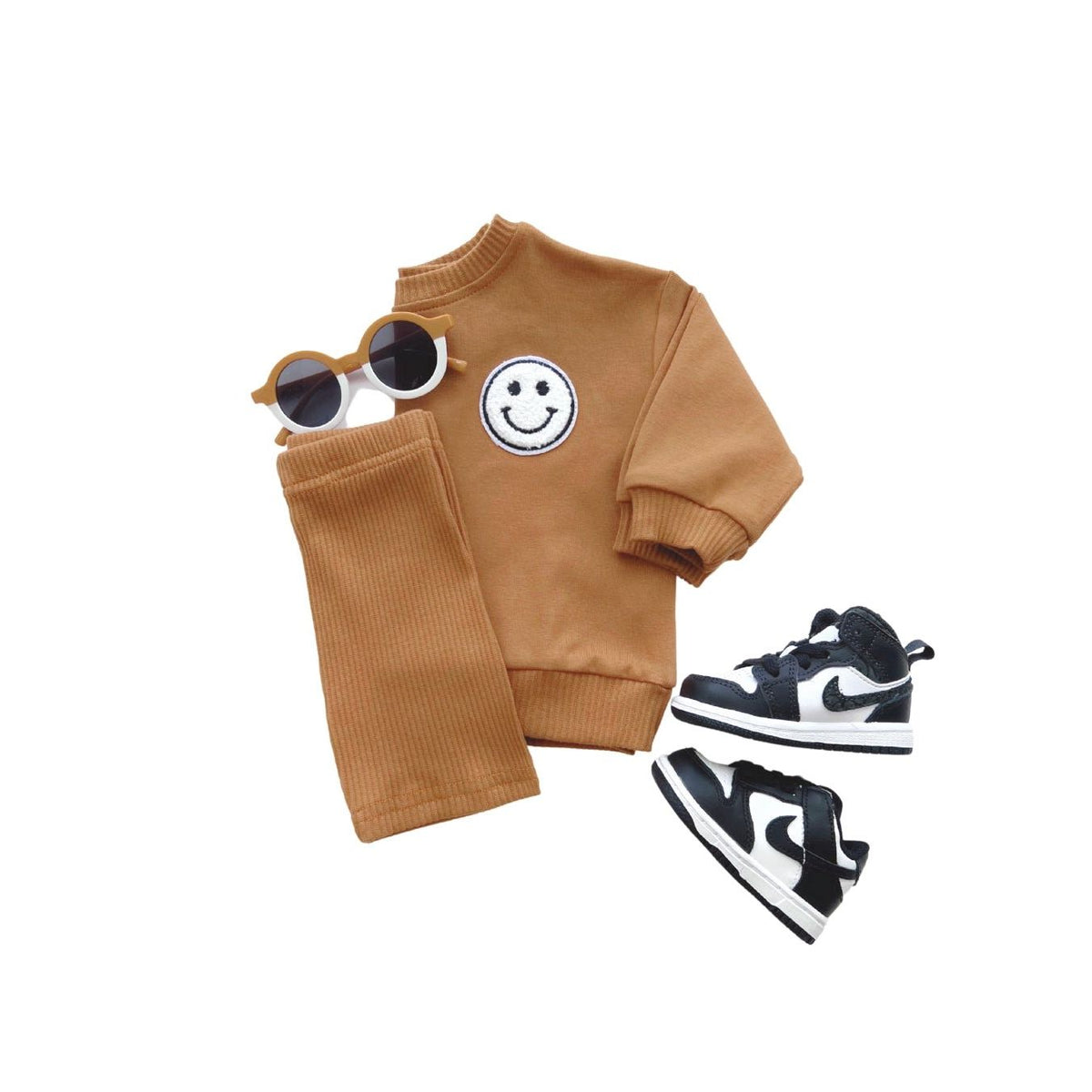 Biker Shorts Set | Brown