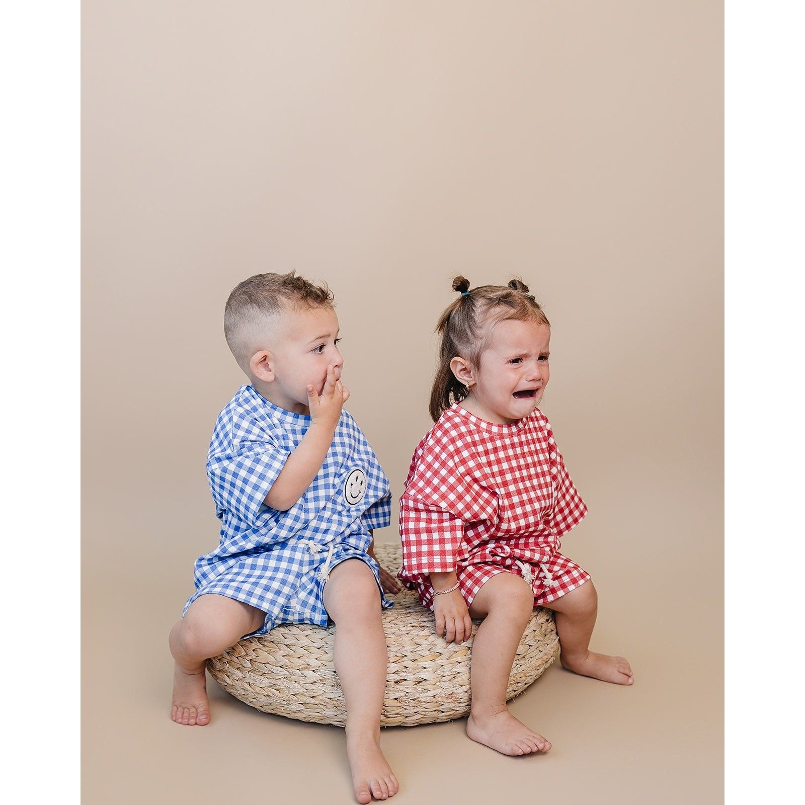 Shorts Set | Red Gingham