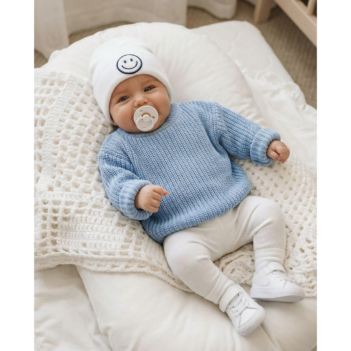 Chunky Knit Sweater | Blue