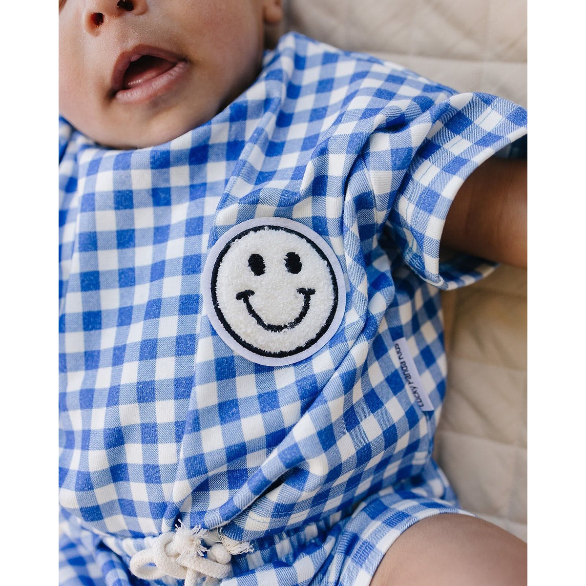 Shorts Set | Blue Gingham