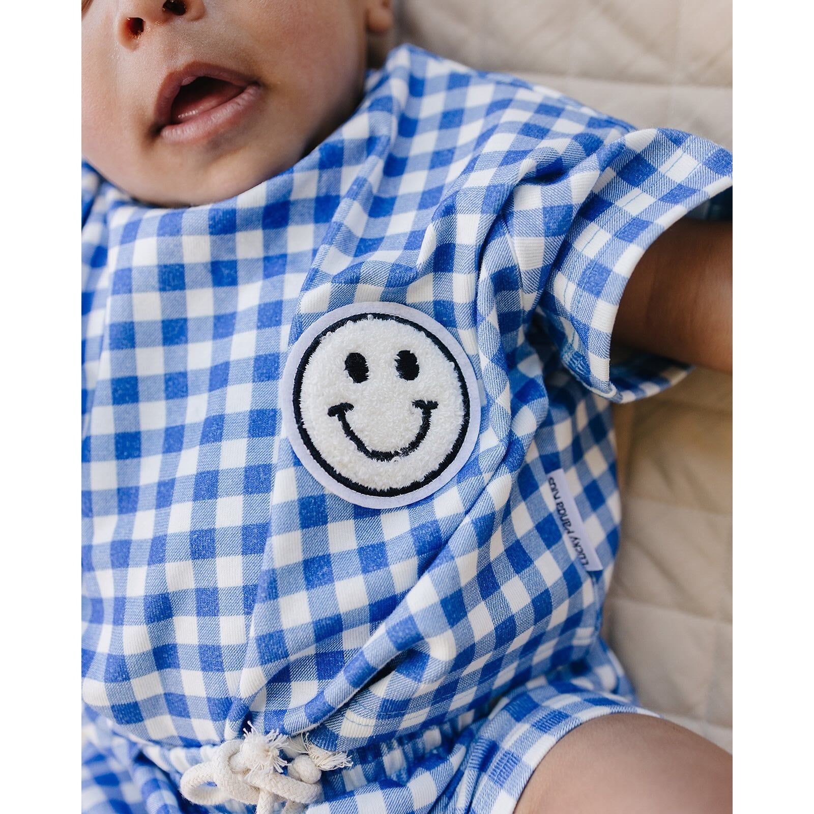 Shorts Set | Blue Gingham