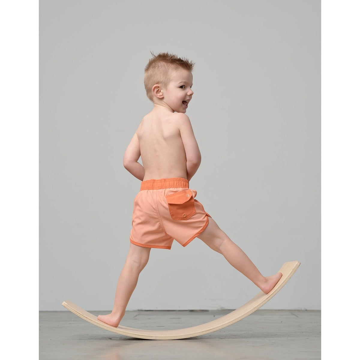 Boy's Swim Short - Melon