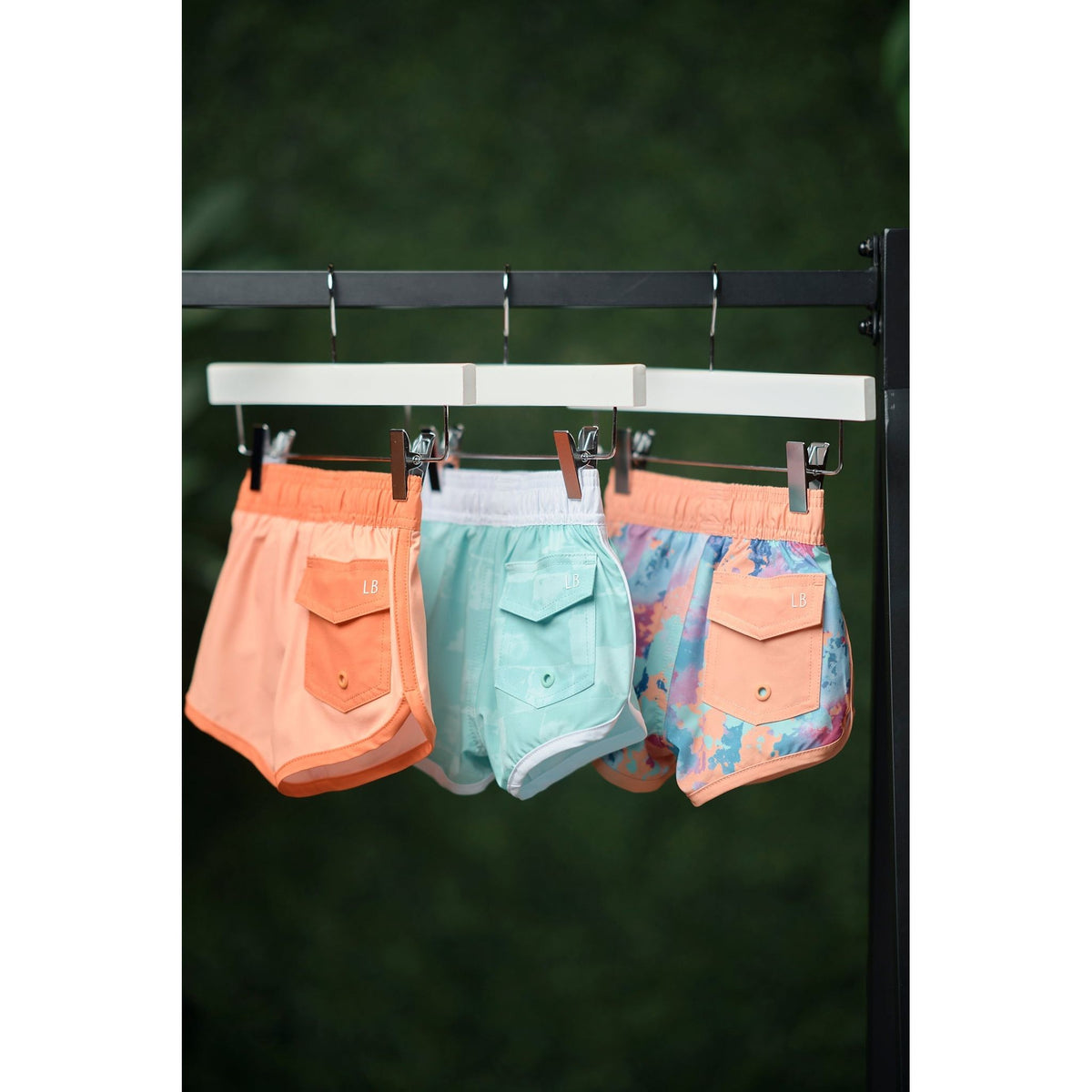 Boy's Swim Short - Melon Watercolor