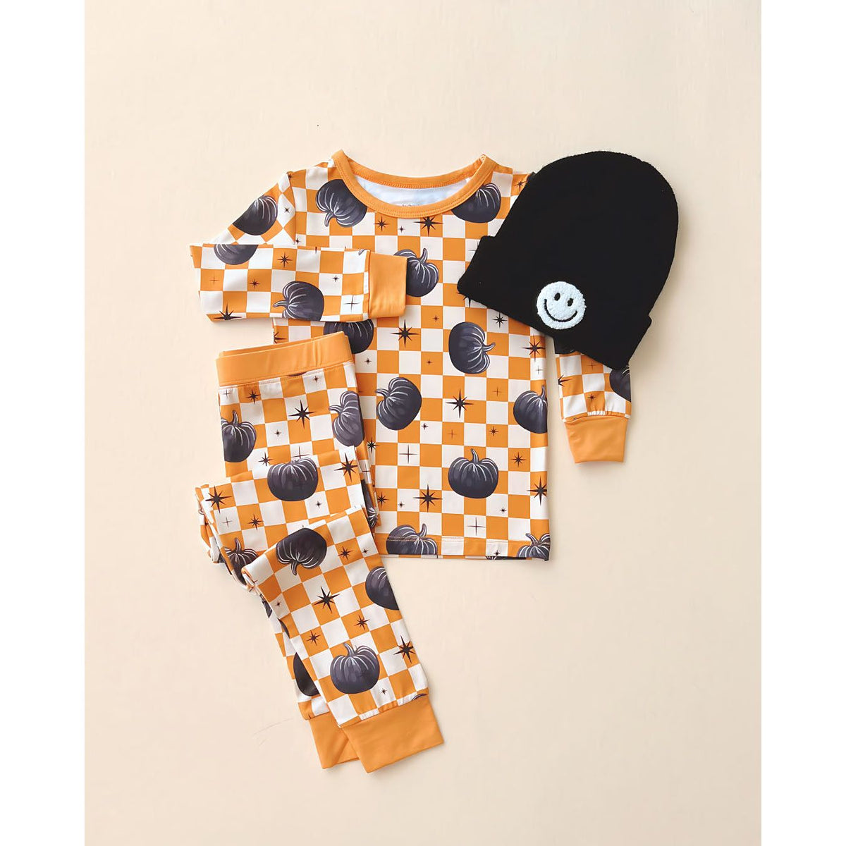 Bamboo Two Piece Set | Checkered Pumpkin