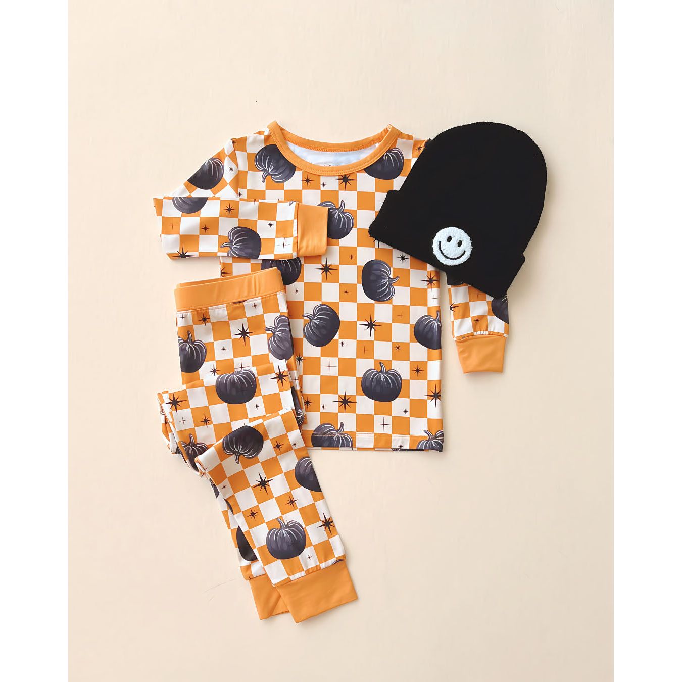 Bamboo Two Piece Set | Checkered Pumpkin