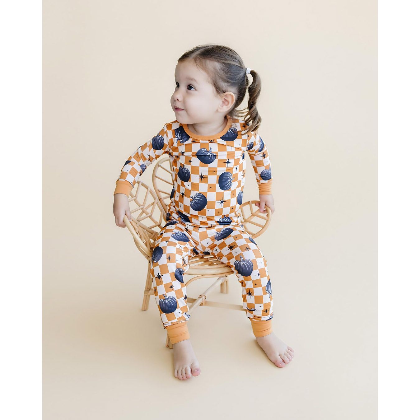 Bamboo Two Piece Set | Checkered Pumpkin