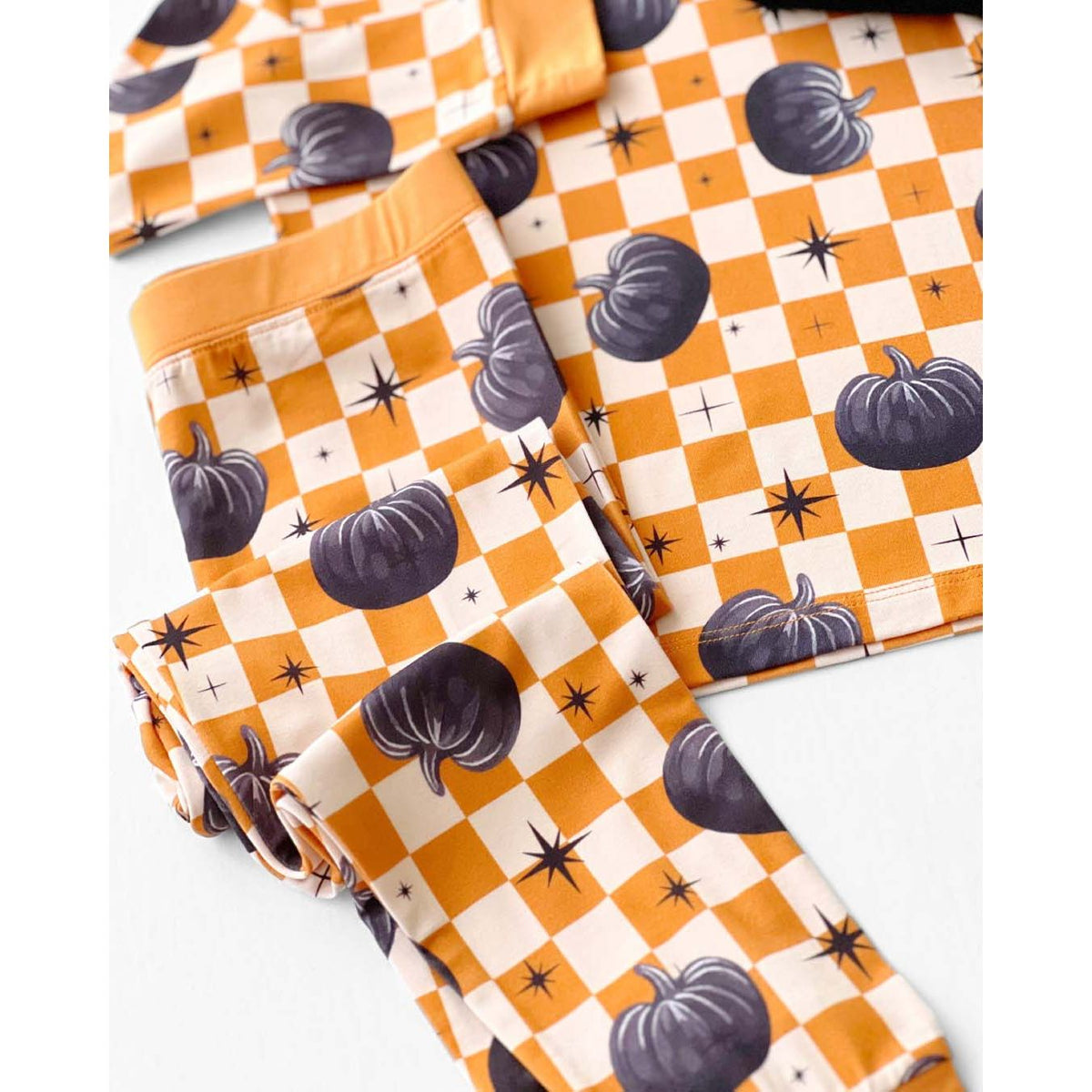 Bamboo Two Piece Set | Checkered Pumpkin