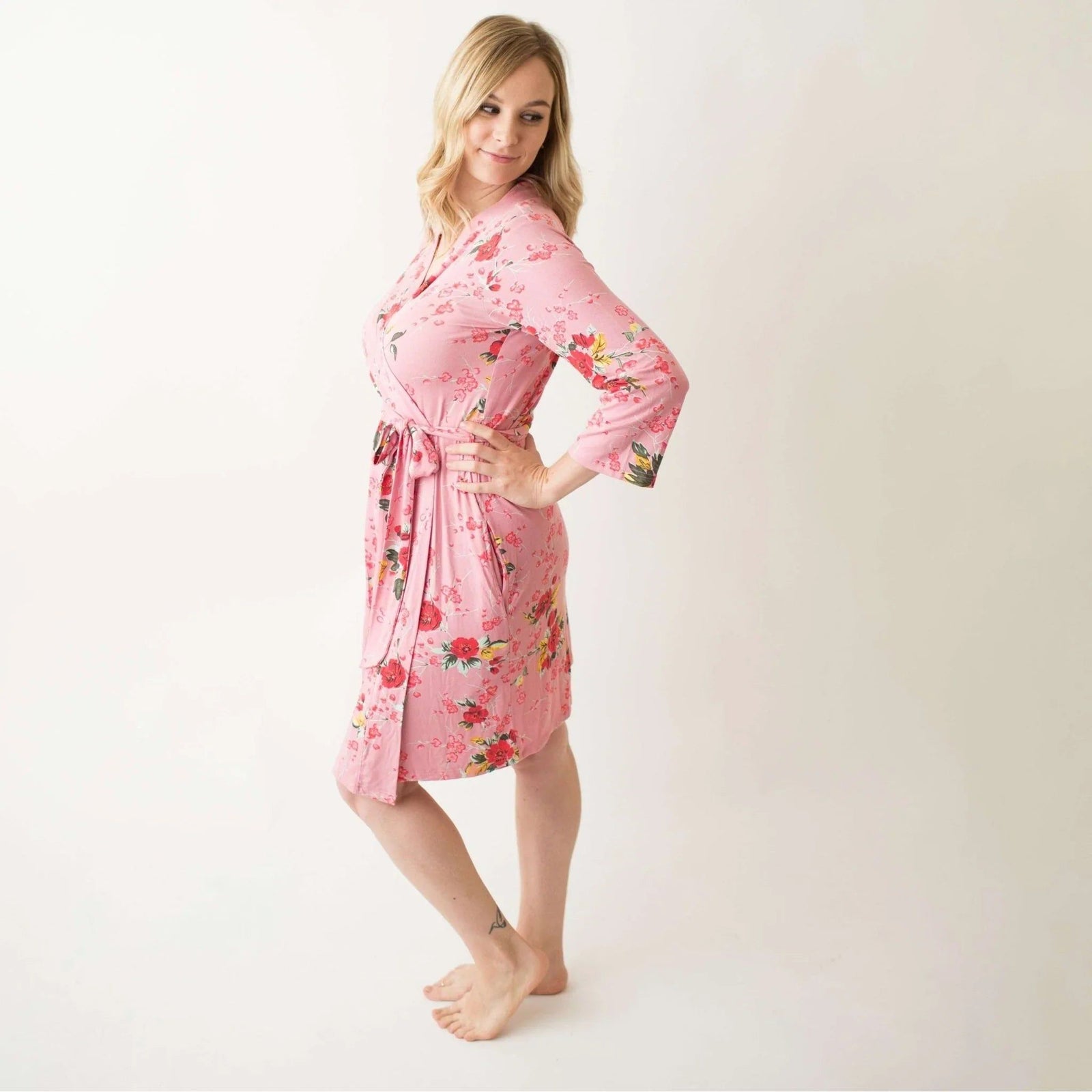 Cherry Blossom Rose Robe
