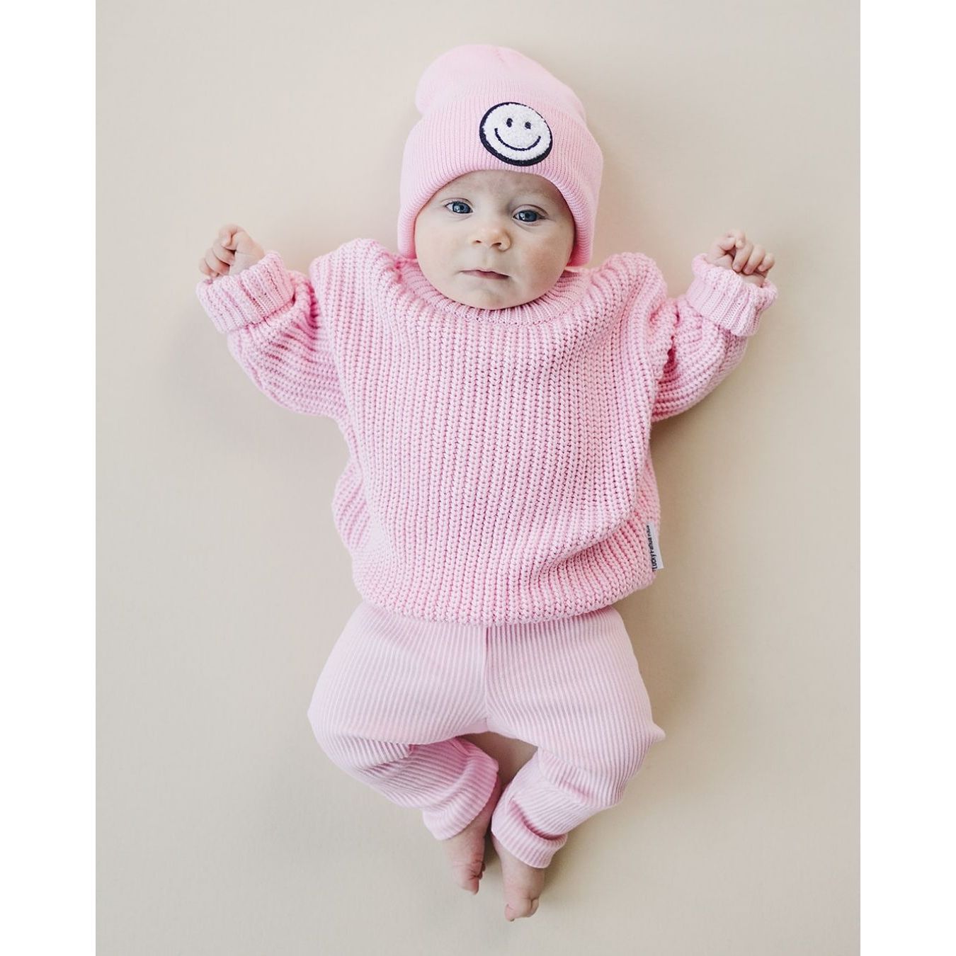 Chunky Knit Sweater | Pink