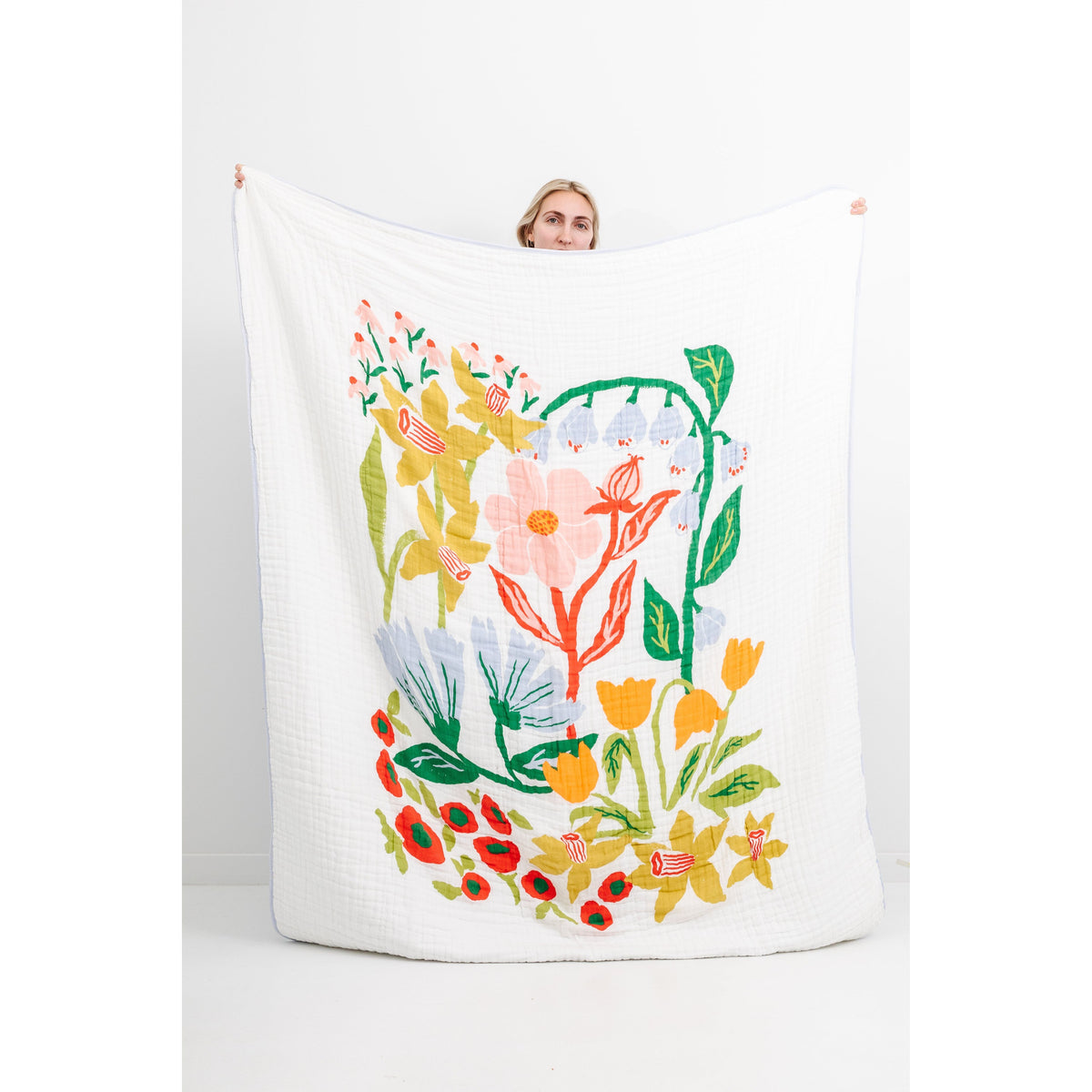 Cottage Garden Throw Blanket