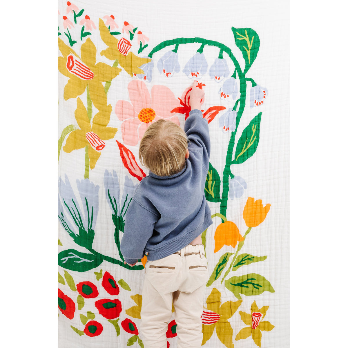 Cottage Garden Throw Blanket