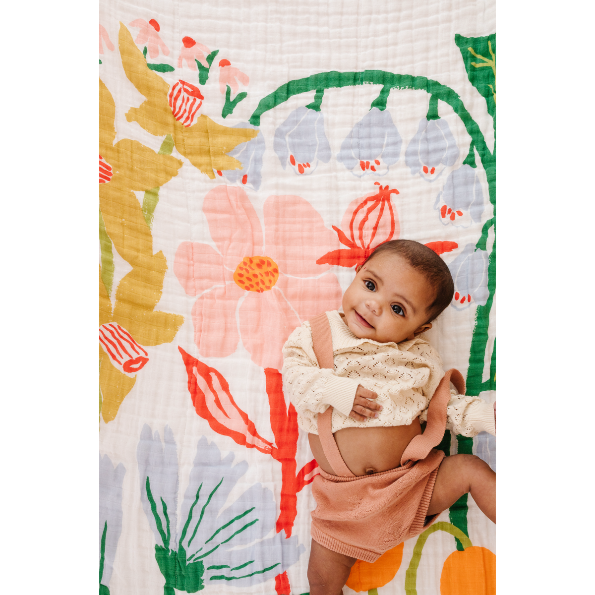 Cottage Garden Throw Blanket