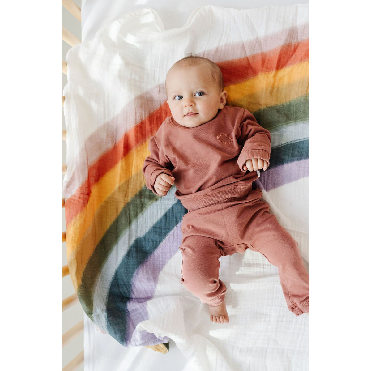 Rainbow Connection Swaddle