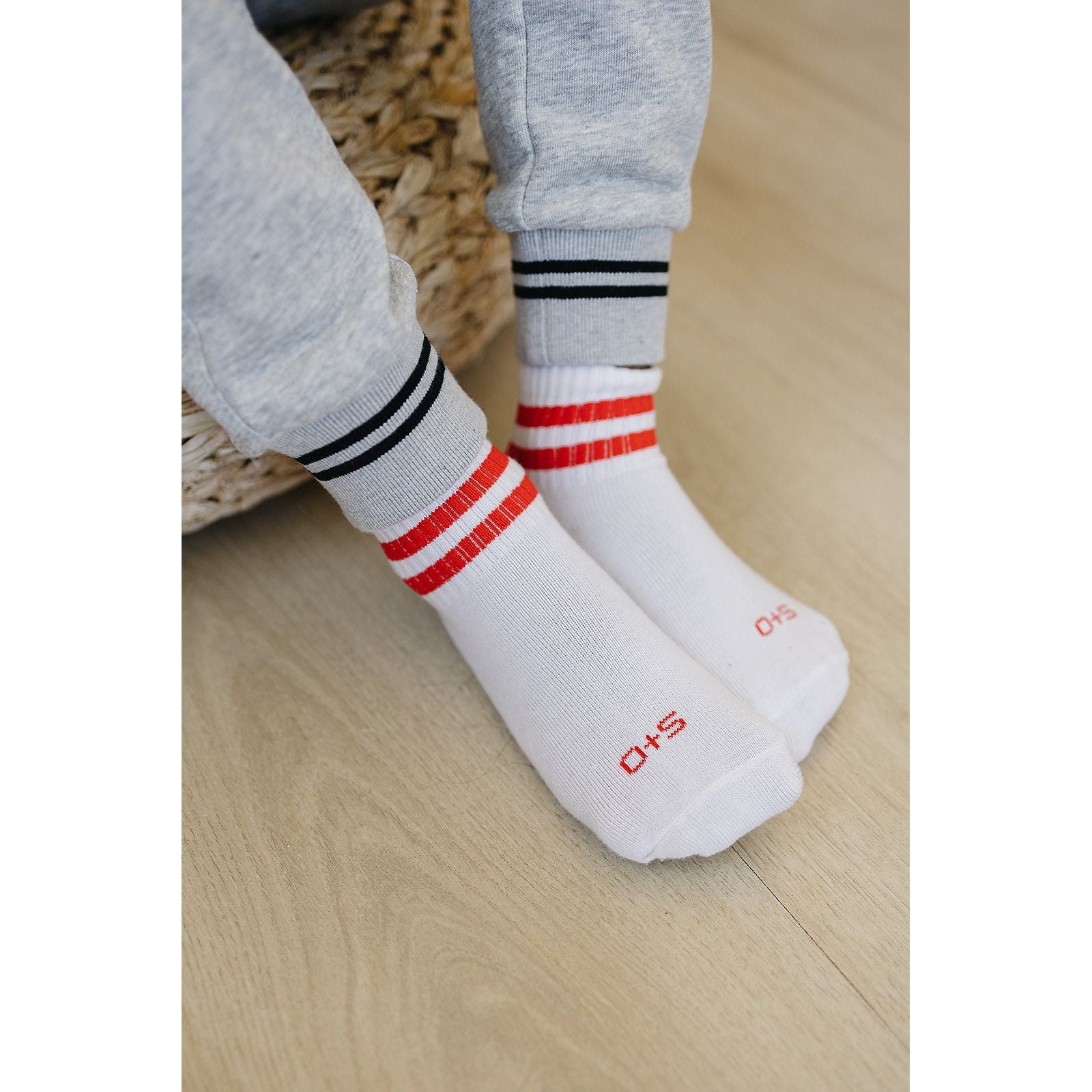 Crew Socks Striped 3 Pack