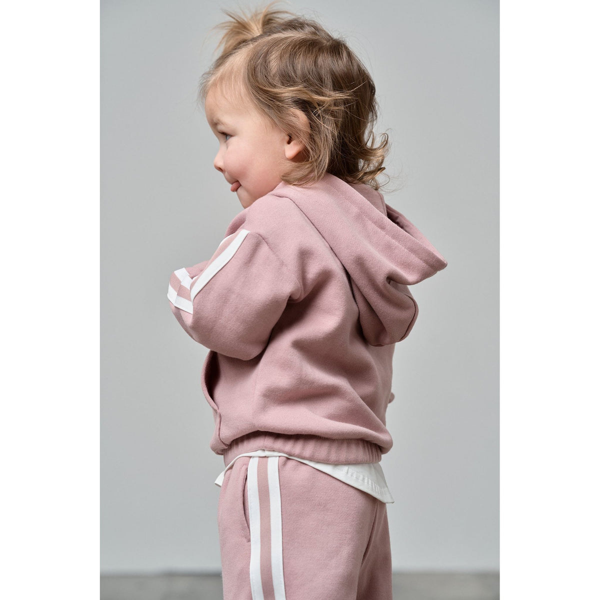 Cropped Hoodie - Dusty Rosewood