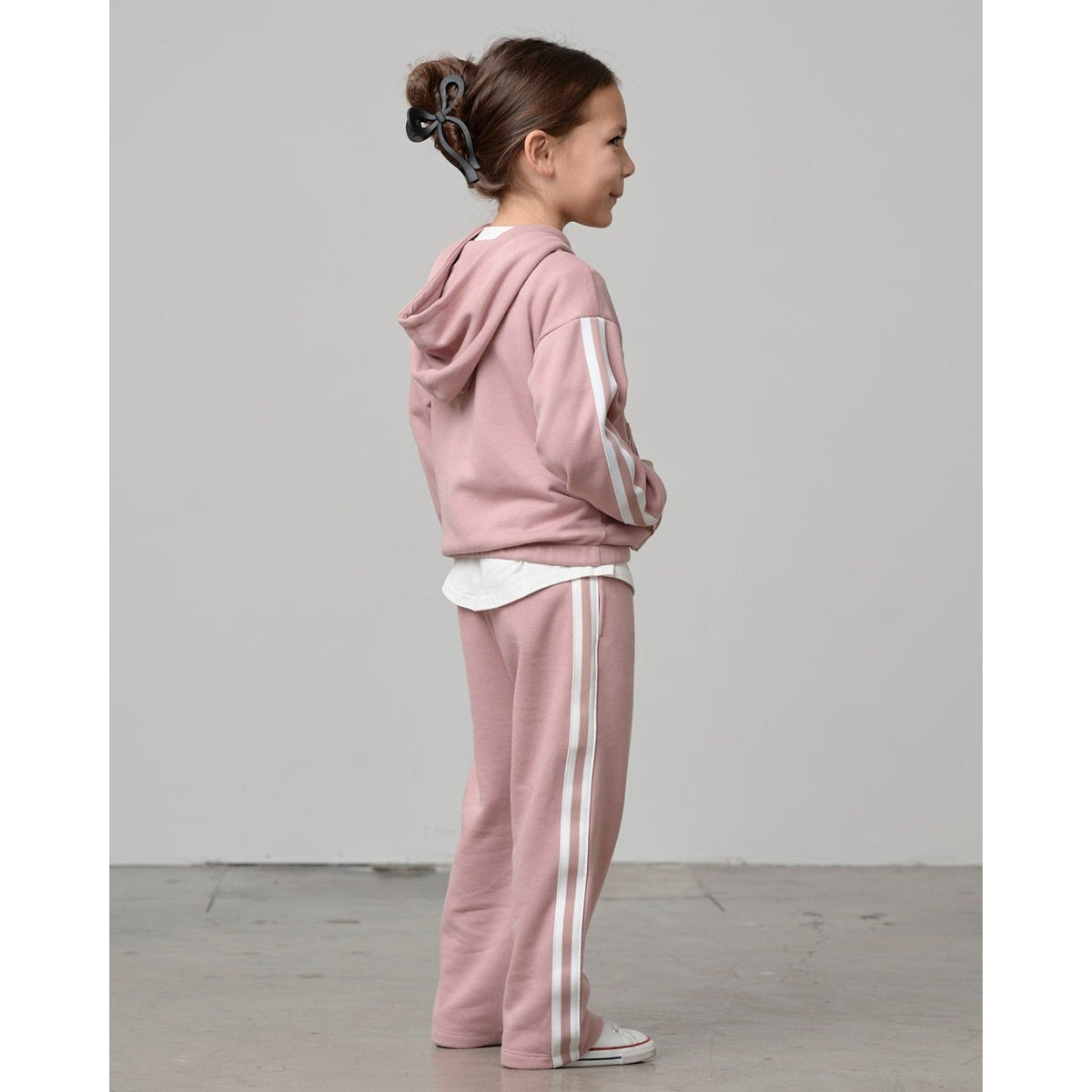 Cropped Hoodie - Dusty Rosewood