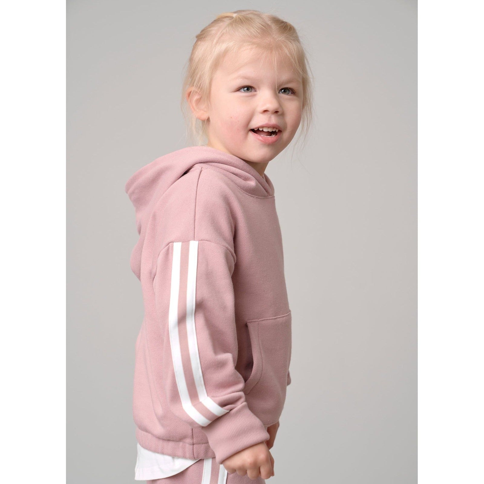 Cropped Hoodie - Dusty Rosewood