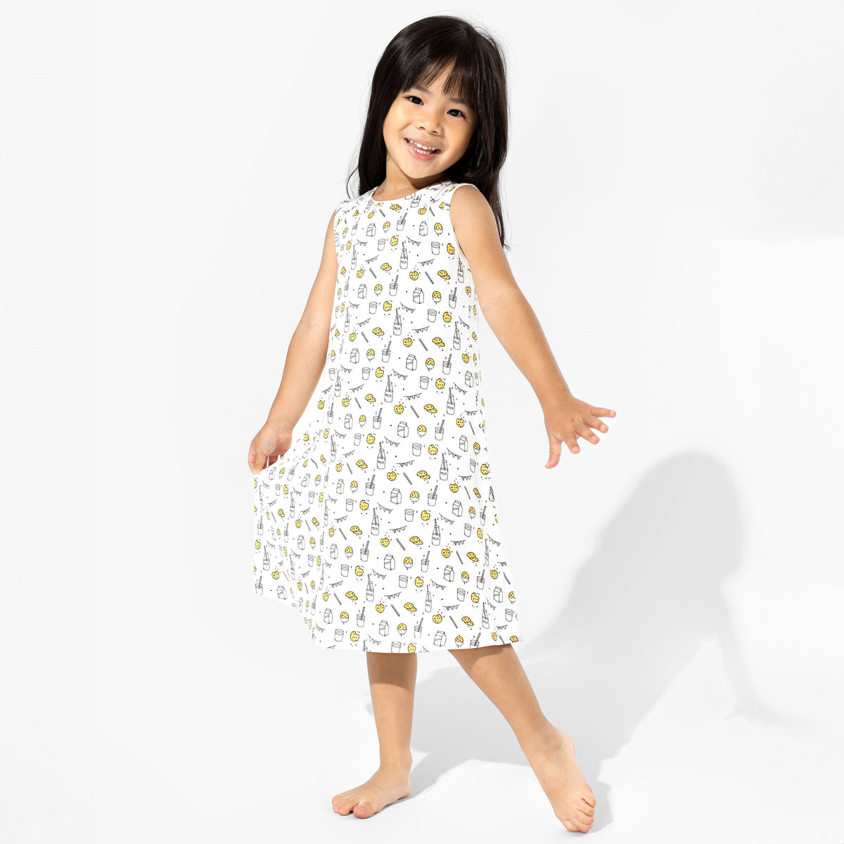 Milk &amp; Cookies Bamboo Girls' Sleeveless Dress