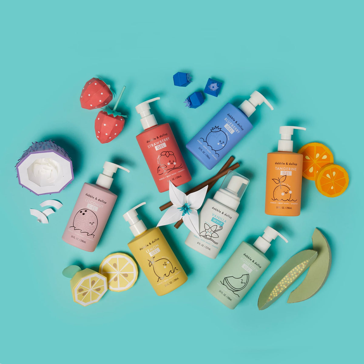 Dabble & Dollop Rainbow of Bubbles Bath Bundle