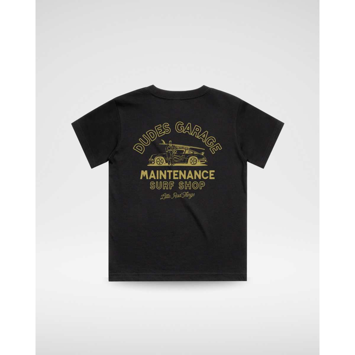 DUDES GARAGE TEE - BLACK