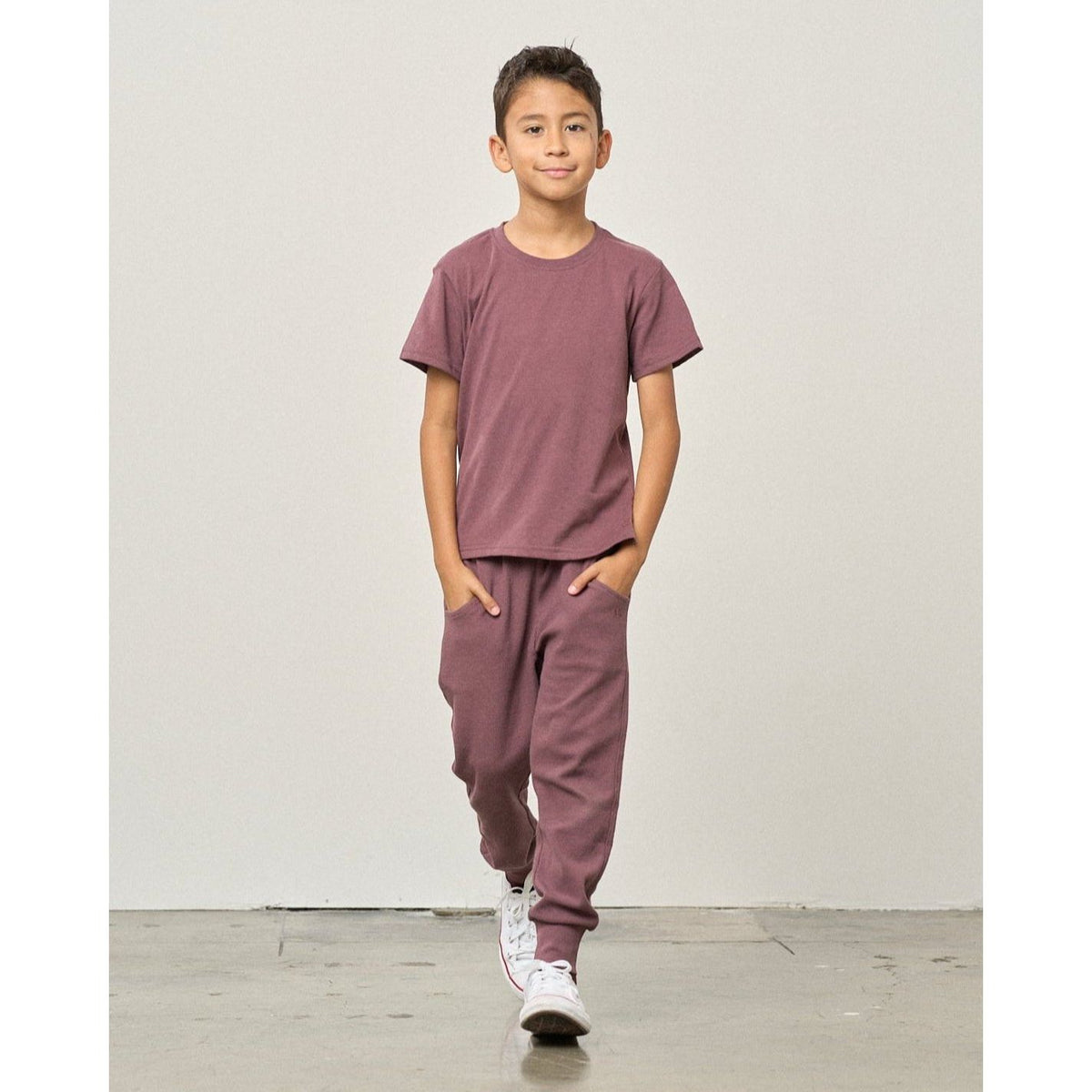 Elevated Tee - Huckleberry