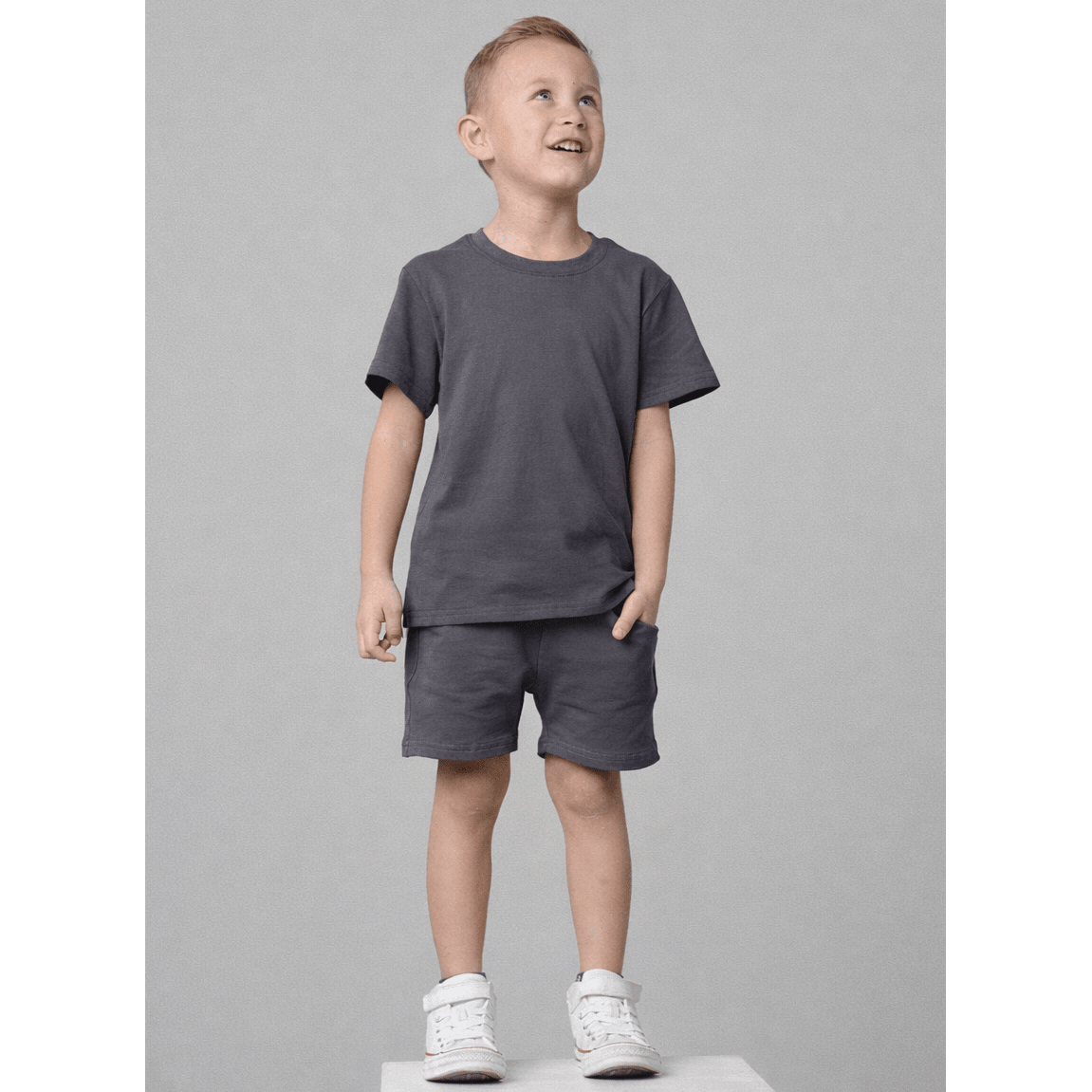 Elevated Tee - Iron