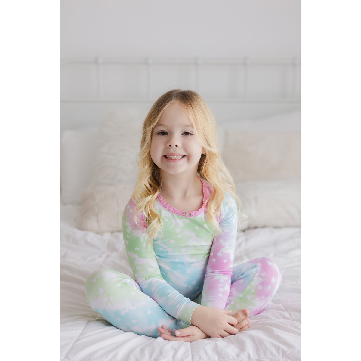 love crush long sleeve pajama set
